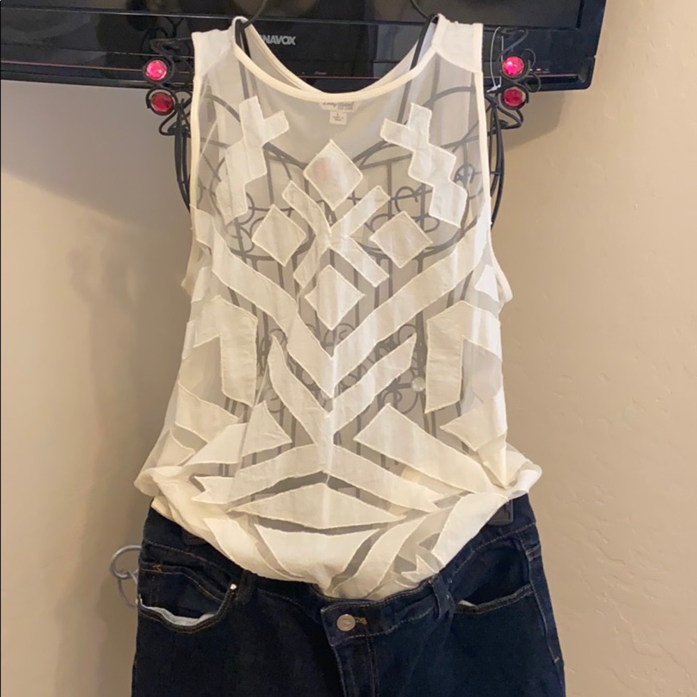 NEW Lucky brand design sheer tank